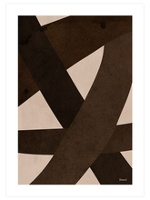 Brown Shapes N3 - Art Print